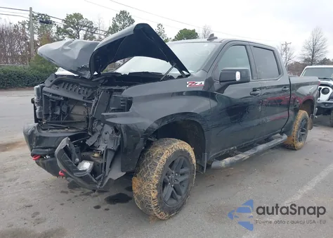 2021 Chevrolet Silverado 1500 4Wd Short Bed Lt Trail Boss из США, поврежденный, VIN 1GCPYFEL4MZ231739